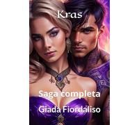 Kras - volume unico saga completa con copertina con fiamme sfondo nero e Kras e Kora: Saga completa