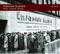 Adamas Quartett Adamas Quartett: Krása/Tansman/Krenek (CD) Album