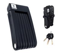 KRASER KR7022B Antifurto Bici Catena Bicicletta Lucchetto Pieghevole Monopattino Elettrico Portatile Acciaio Universale 70cm Staffa di Fissaggio Blocco Scooter Custodia Sella