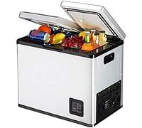 KRASS Frigorifero Per Auto 28L DC12-24V / AC220V Mini Scatole Frigorifere Compressore Frigorifero Per Guida Viaggi Picnic Refrigerazione -20~20 Gradi,18 L,52 * 35 * 34,8 Cm,Collector88