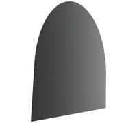 Kratki Base in acciaio per stufa MODELLO 2 100x80 cm nero