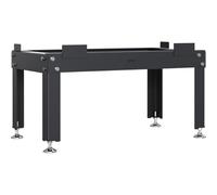 KRATKI Base per caminetto compatibile con i modelli Amelia Oliwia Wiktoria e Felix con 4 gambe regolabili in altezza fino a 5 cm nero