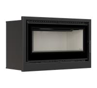 Kratki Camino a cassetta ARKE 95 14 kW Ø 200 porta a chiusura automatica