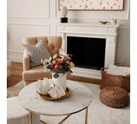 Kratki Camino a Portale NOVEMBER TÜV bianco con vetro kit