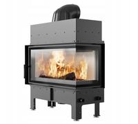 KRATKI Camino in acciaio 12 kW Floki L fi 200 Inserto camino BImSchV Livello 2 Classe di efficienza energetica A