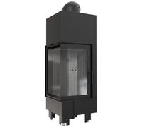 Kratki Camino MBN sinistra 10 kW Ø 200 thermotec nero