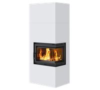 Kratki Camino Modulari Simple Box 8 kW Ø 200 Bianco