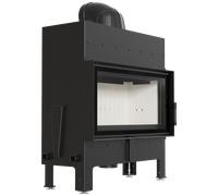 Camino in acciaio KRATKI FLOKI L 12 kW Ø 200 porta a chiusura