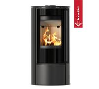 KRATKI ERIK Ø150 5,5 kW stufa ceramica WHITE NATURAL top termotec