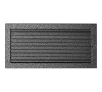 Kratki Griglia di Aerazione 22x45 nero e argento avec une persienne