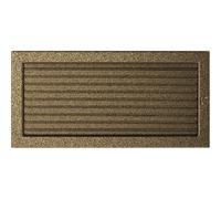 Kratki Griglia di Aerazione 22x45 nero e oro avec une persienne