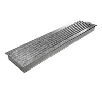 Kratki Griglia di Aerazione FRESH 17x70 nero e argento