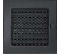 KRATKI griglia di ventilazione AIR 17 x 17 x 4,5 cm grafite con oscuranti