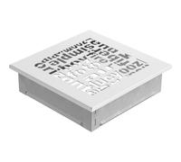 Kratki Griglia di ventilazione ABC 17x17 bianco