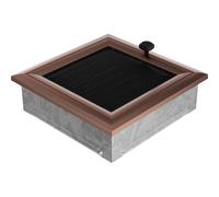 Griglia di ventilazione Oskar 17x17 rame avec une persienne