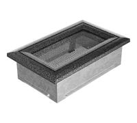 KRATKI Griglia di ventilazione Oskar 11x17 nero e argento