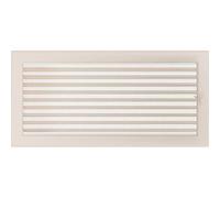 Kratki Griglia di ventilazione per camino, 22 cm x 45 cm, con persiane