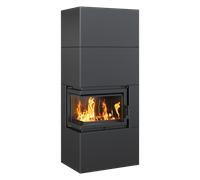 Kratki Inserti caminetto sinistro SIMPLE 8kW set di chiusura
