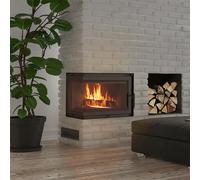 Inserti caminetto sinistro SIMPLE 8kW set di chiusura