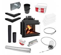Kratki Inserto caminetto destro SIMPLE 8kW + accessori