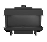 Kratki LEO/LP/100/G30/50MBAR - Inserto per camino a gas Leo 100 da incasso, vetro a tre lati, combustibile: propanbutano (LPG), acciaio, potenza termica nominale: 9,5 kW, EEI 94,4, controllo e