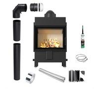KRATKI LUCY 12 kW fi 200 Inserto per caminetto Set di tubi ecodesign
