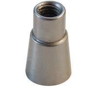 Kratki Manopola in vetro satinato M8