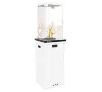 KRATKI Patio Light Riscaldatore a Gas 8,2kW Propano Butano G30/30mbar Bianco