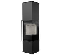 Kratki Stufa a legna in acciaio REN/L destro Ø 150 7 kW [EEK: A]