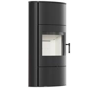 Kratki Stufa a legna in acciaio ROLLO/2/W 8 kW Ø 150 BImSchV 2