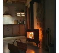 Kratki Stufa a legna in ghisa K8 Ø 130 9 kW [EEK: A]