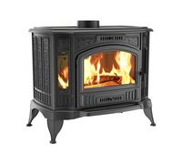 KRATKI Stufa a legna in ghisa KOZA K9 10kW Ø130mm con ASDP |Gamma di potenza 8,5-12,5kW | Stufe economica ECO-DESIGN | Stufe Retro & Vintage | Stufe Svedesi | Scandinave | Classe energetica A