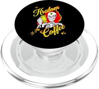 Kratom è il mio caffè esotico amanti del tè 3rd Eye Skull! PopSockets PopGrip per MagSafe