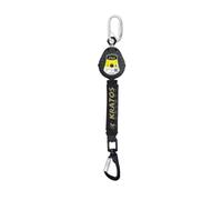 Kratos Safety Olympe-S - Cinghia di sicurezza per piattaforme di lavoro, 1,75 m, con ammortizzatore e sistema frenante integrato, EN360, PSA