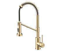 KRAUS Bolden KFF-1610SFACB - Rubinetto da cucina 2 in 1 per filtro dell'acqua a osmosi inversa o sistema di filtraggio dell'acqua in bronzo champagne antico senza macchie, modello 2 in 1