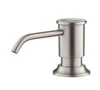 KRAUS Dispenser di sapone da cucina in acciaio inox senza macchie, KSD-80SFS