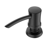 KRAUS Dispenser per sapone da cucina e lozioni, nero opaco, KSD-54MB