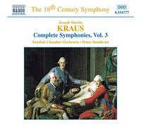Kraus Joseph Martin - Sinfonie (Integrale) Vol.3: Sinfoni