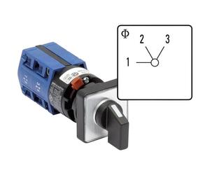 Kraus & Naimer CG4.A230.FS2 Interruttore rotativo 10 A 2 x 60 ° Grigio, Nero