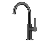KRAUS Oletto KPF-2822MBSFSB - Rubinetto da cucina monocomando in acciaio nero opaco/senza macchie nero