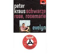 KRAUS, PETER - KRAUS, PETER / schwarze rose, rosemarie / evelyn / Bildhülle / Polydor # 24626 / Deutsche Pressung / 7" Vinyl Single Schallplatte