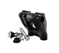 Kraus, set di riser Kickback. Morsetto da 25 mm, rialzo di 127 mm. Nero 18-25...