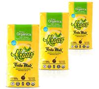 Kraus Yerba Mate Tè Tradizionale Con Palo 1.5kg (500g x 3) + Campione Regalo (40g):Ricco di antiossidanti e vitamine, accelera il metabolismo, senza zucchero | Argentina