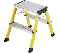 Krause 130044 Alluminio Sgabello pieghevole a doppia salita Pieghevole Altezza