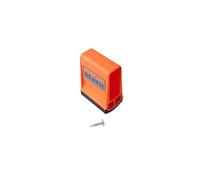 Krause - Tappo per Piede traversa, Dimensioni Interne: 64 x 25 mm, Colore: Arancione