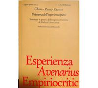 Krauss,Chiara Russo. - Il sistema dell'esperienza pura. Struttura e genesi dell'