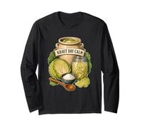 Kraut Day Calm Alimenti Fermentati Cucina Crock Crauti Maglia a Manica