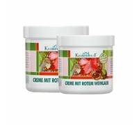 Krauterhof Creme Mit Rotem Weinlaub Crema con Estratto di Vite Rossa Gambe Piedi