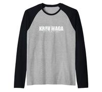 Krav Maga 1° Darga Arti Marziali Israeliane Maglia con Maniche Raglan