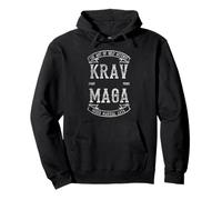 Krav Maga Arti Marziali MISTE MMA Autodifesa Israele Ebraica Felpa con Cappuccio